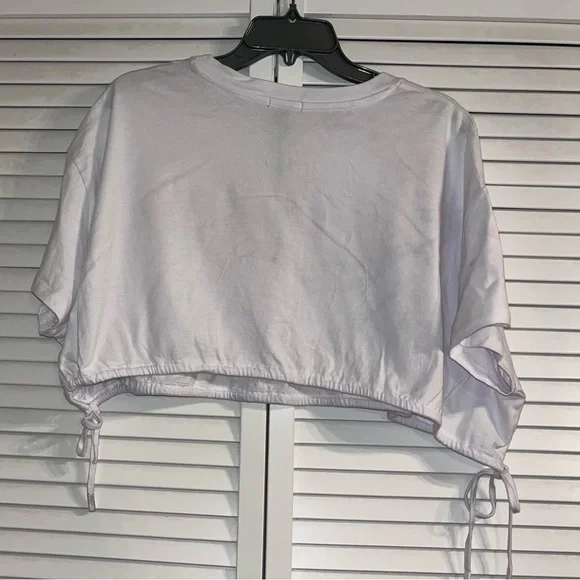 True Religion Drawcord Crop Top - Picture 7 of 7